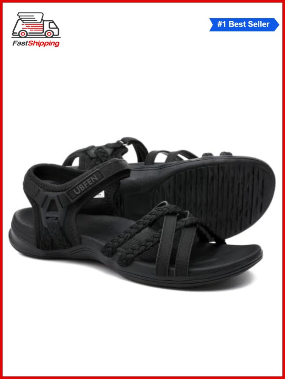 Womens Hiking Sandals with Arch Support Lightweight Athletic Sport Sandals